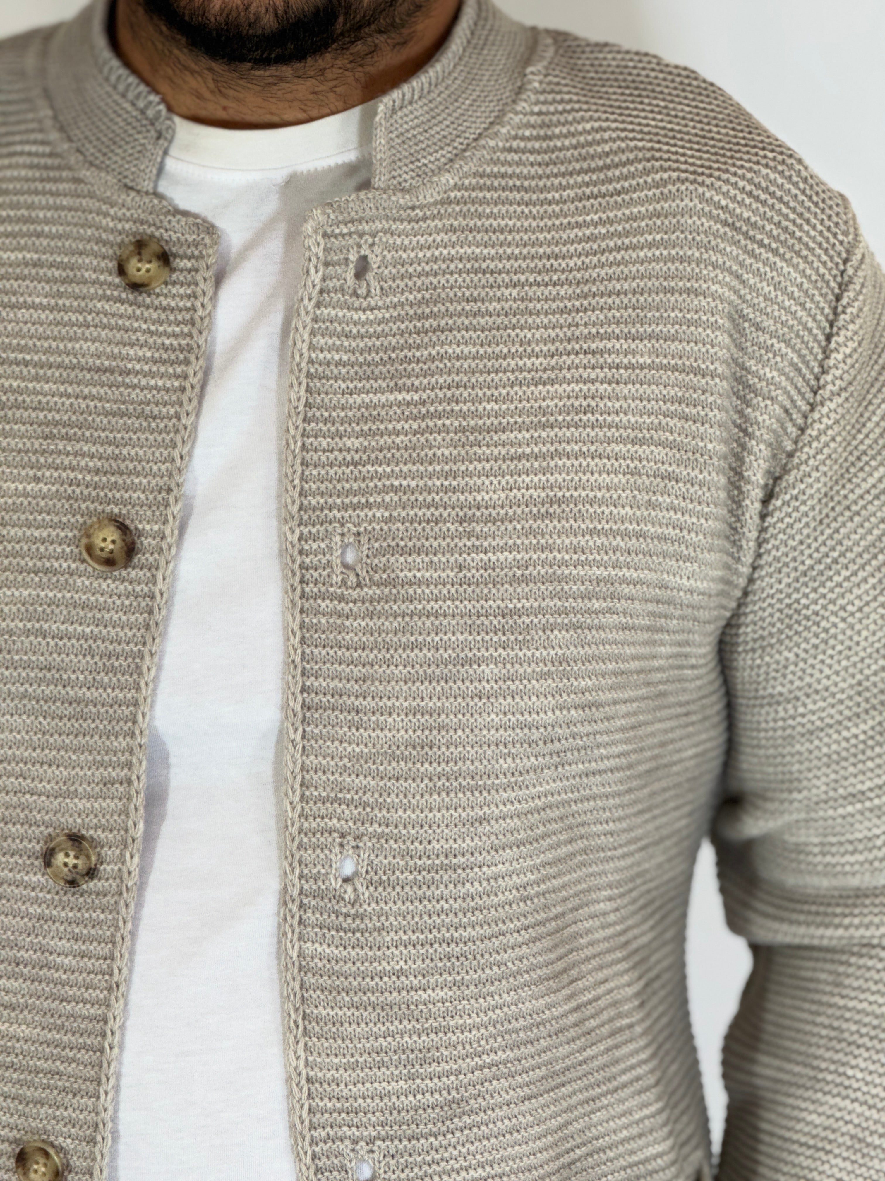 Cardigan coreano beige BK77007