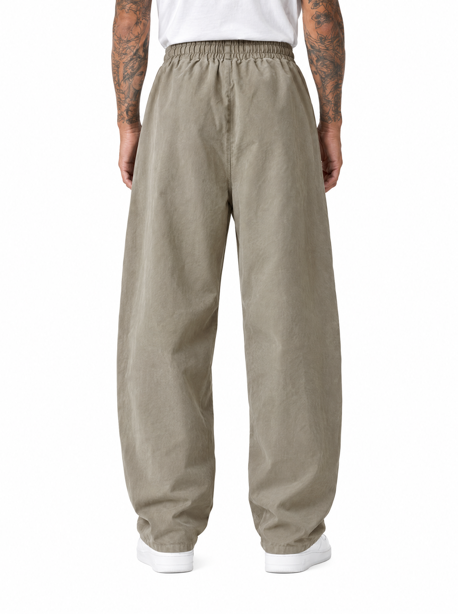 Pantalaccio oversize tortora AD202501