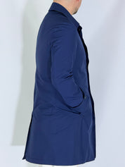 Trench primaverile blu WHITNEY