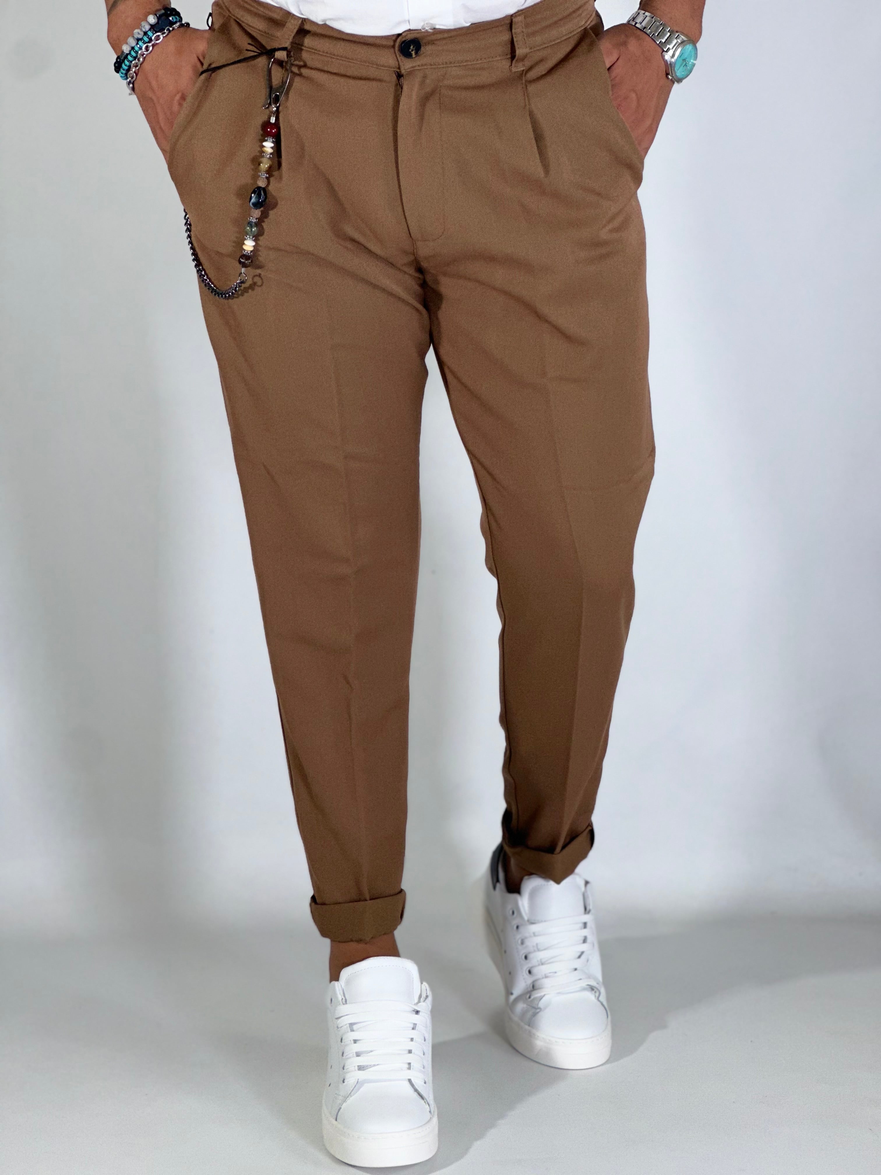 Pantalone cammello AG60