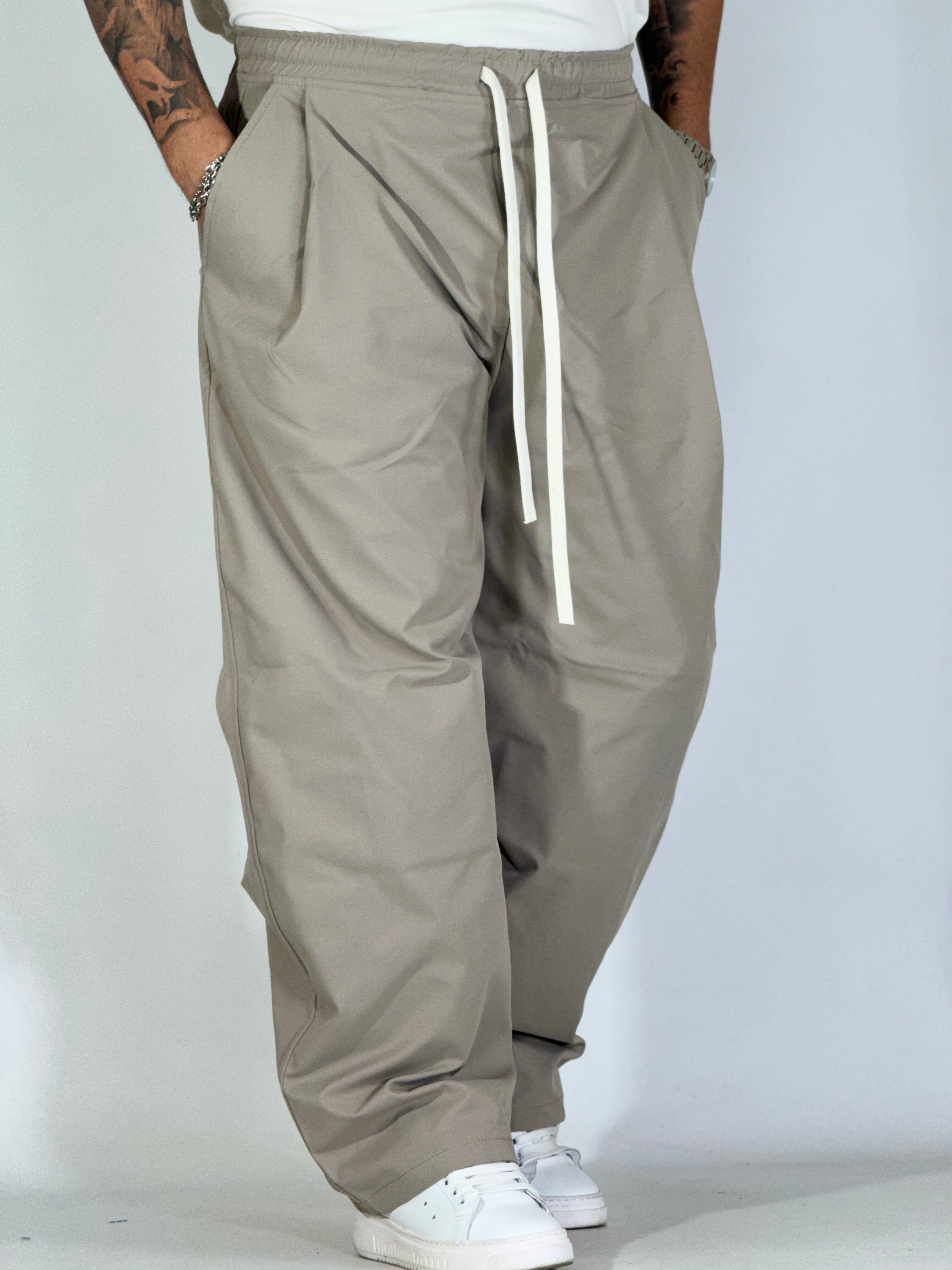 Pantalone extreme palazzo tortora AD7791