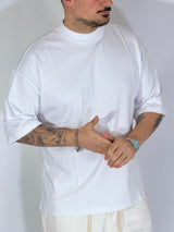 Louvre · t-shirt cropped bianca