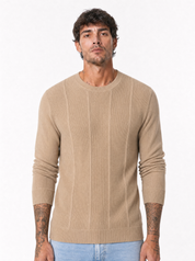 Maglia tramata apricot M897