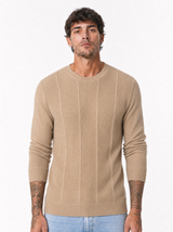 Maglia tramata apricot M897