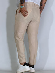 Pantalaccio misto lino beige NOISE