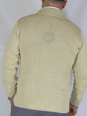 ONE · Cardigan giacca sabbia