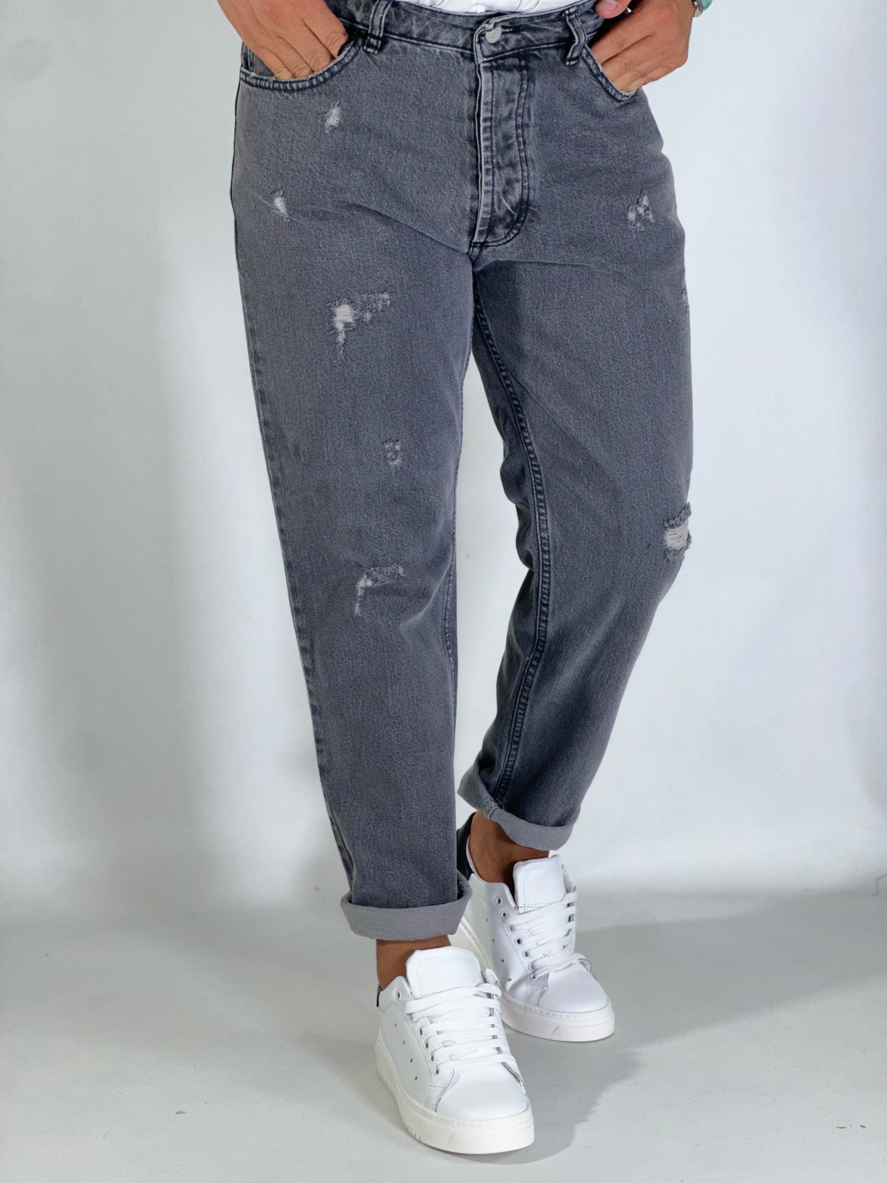 Jeans loose fit cenere DANK/BL33