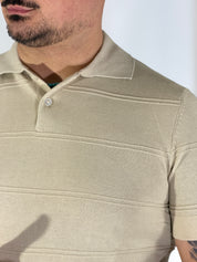 Polo fantasia beige M04B