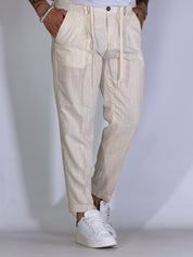 Pantalaccio misto lino naturale NOISE