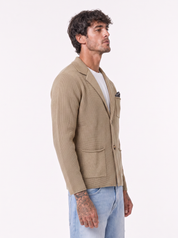 PARKER cardigan pochette beige