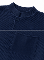 MORGAN cardigan coreano blu