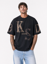 LA PALOMA T-shirt oversize con scritte nera