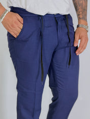 Pantalaccio misto lino blu NOISE