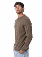 QUARTIERI Girocollo bottonato beige