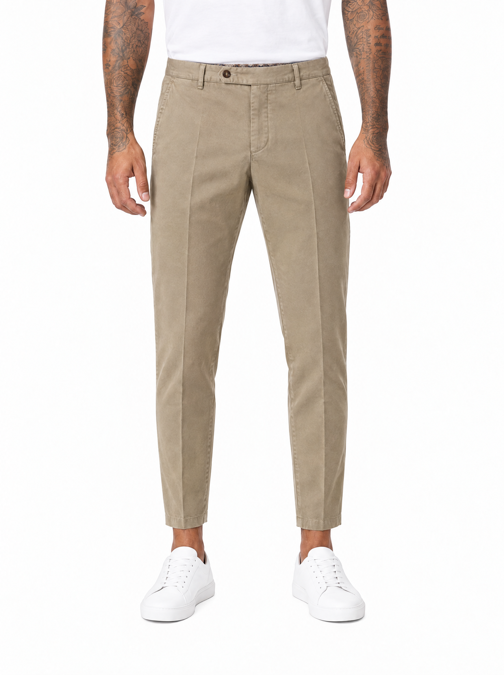 SIRIUS Pantalone slim fit beige
