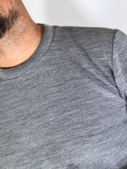Maglia girocollo grigio MF13670
