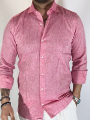 Camicia migliaccio Samuel lino AMARENA
