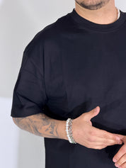 T-Shirt over basic black L814901