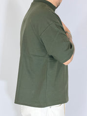 Louvre · t-shirt cropped militare