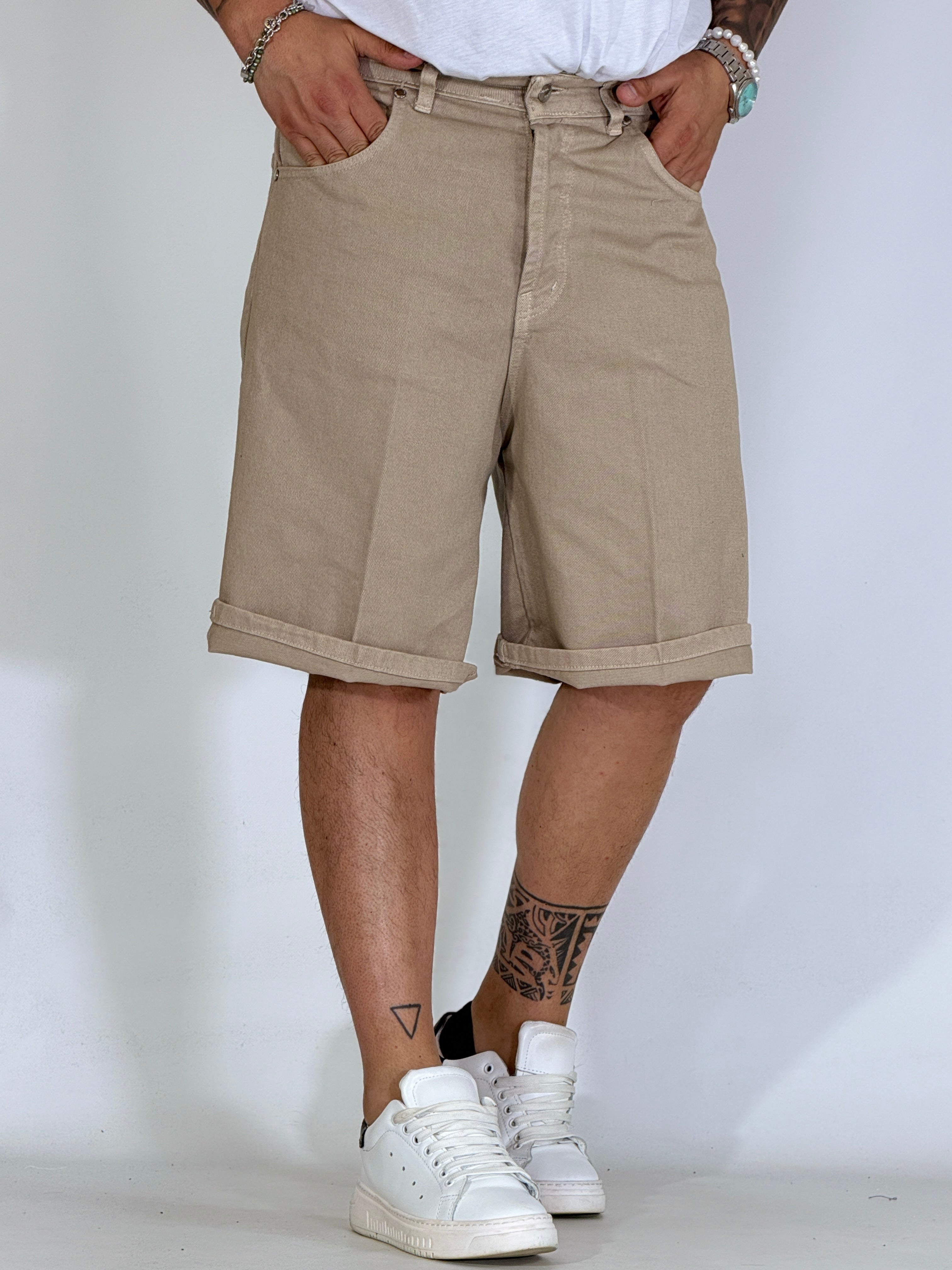Bermuda jeans beige COSTA AZZURRA