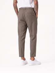 NOMAD AD45 Pantalone carrot con pince fango