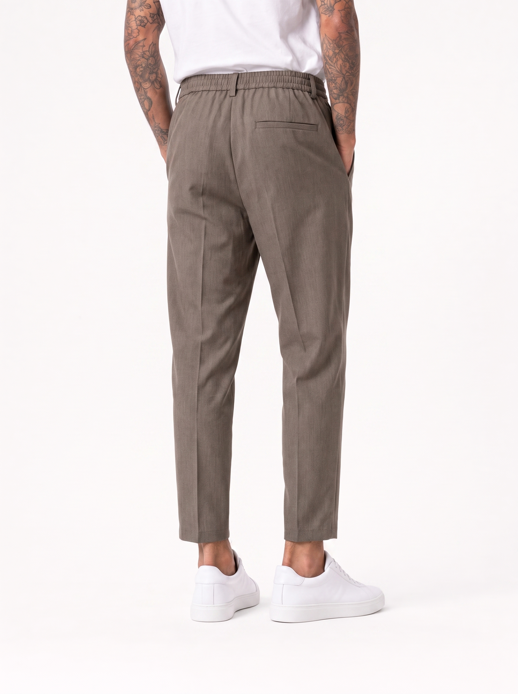 NOMAD AD45 Pantalone carrot con pince fango