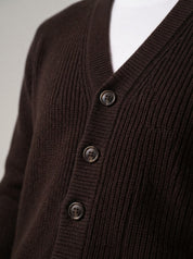 DAMON Cardigan basic a costine moro
