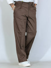 Eden · Pantalone palazzo fango