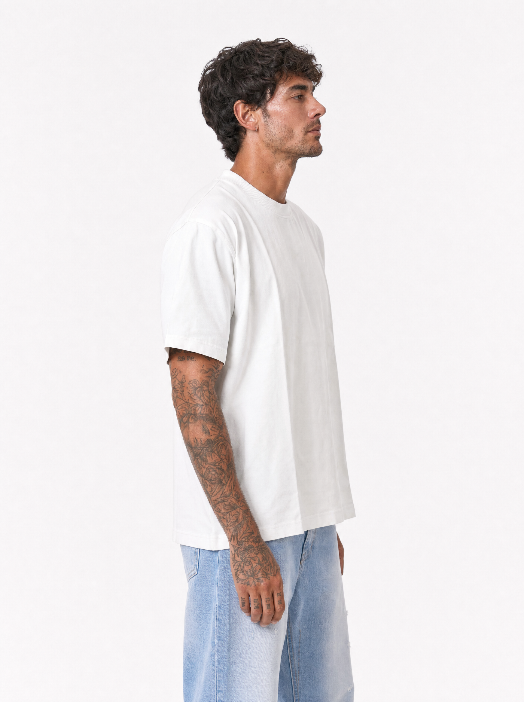 T-shirt oversize white L815000