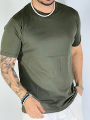 T-Shirt basic militare M19221
