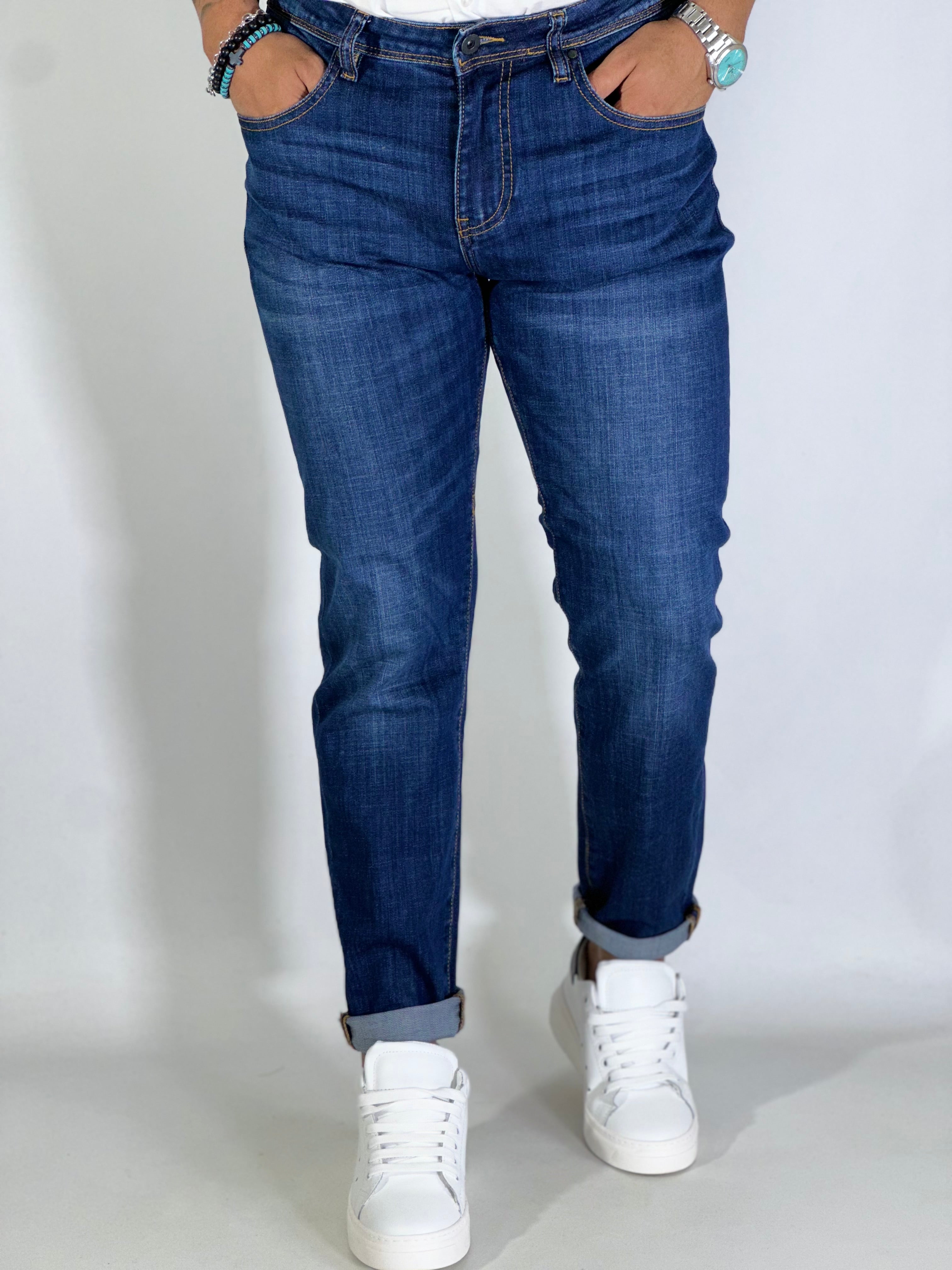 Jeans slim fit MJ500 WASH W001