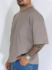 T-Shirt cropped manica a tre quarti ferro STEPHEN