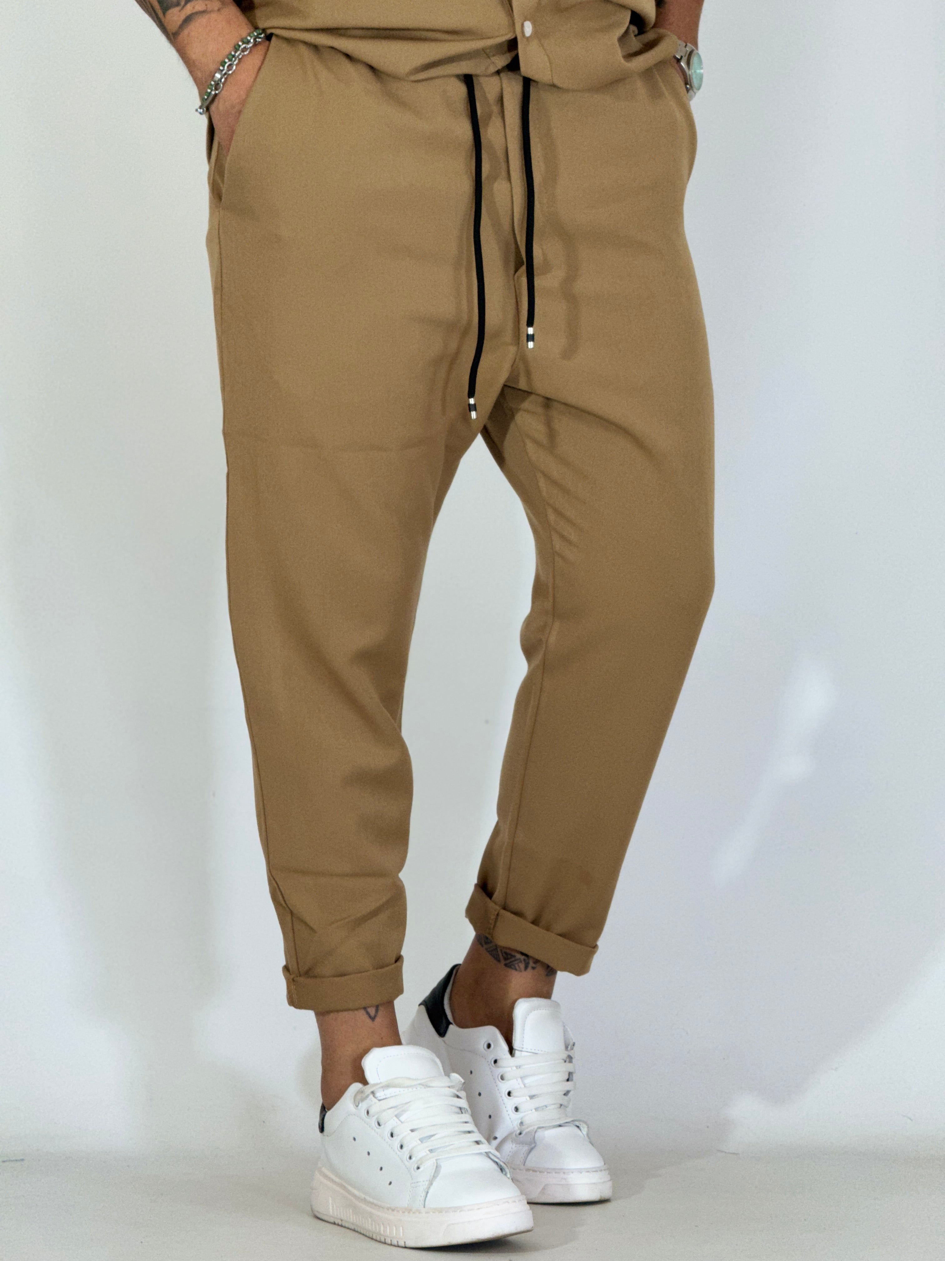Coordinato BEACH cammello UM586/323
