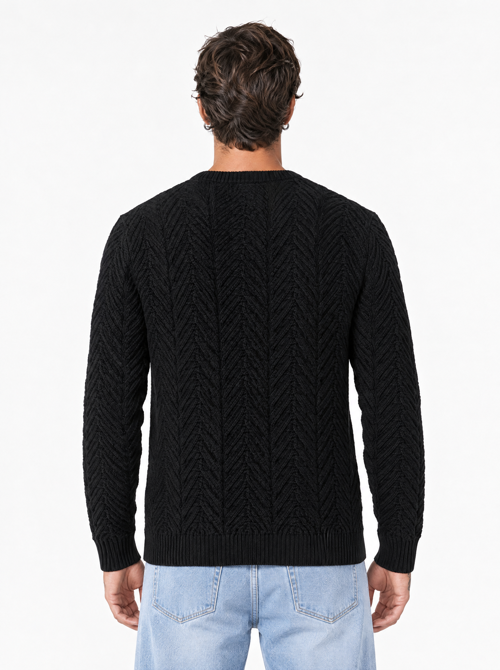 PORTADA Maglia tramata nera
