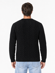 PORTADA Maglia tramata nera