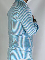 Camicia lino stretta coreana migliaccio ANICE