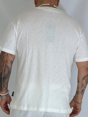 T-shirt melange panna XAVIER