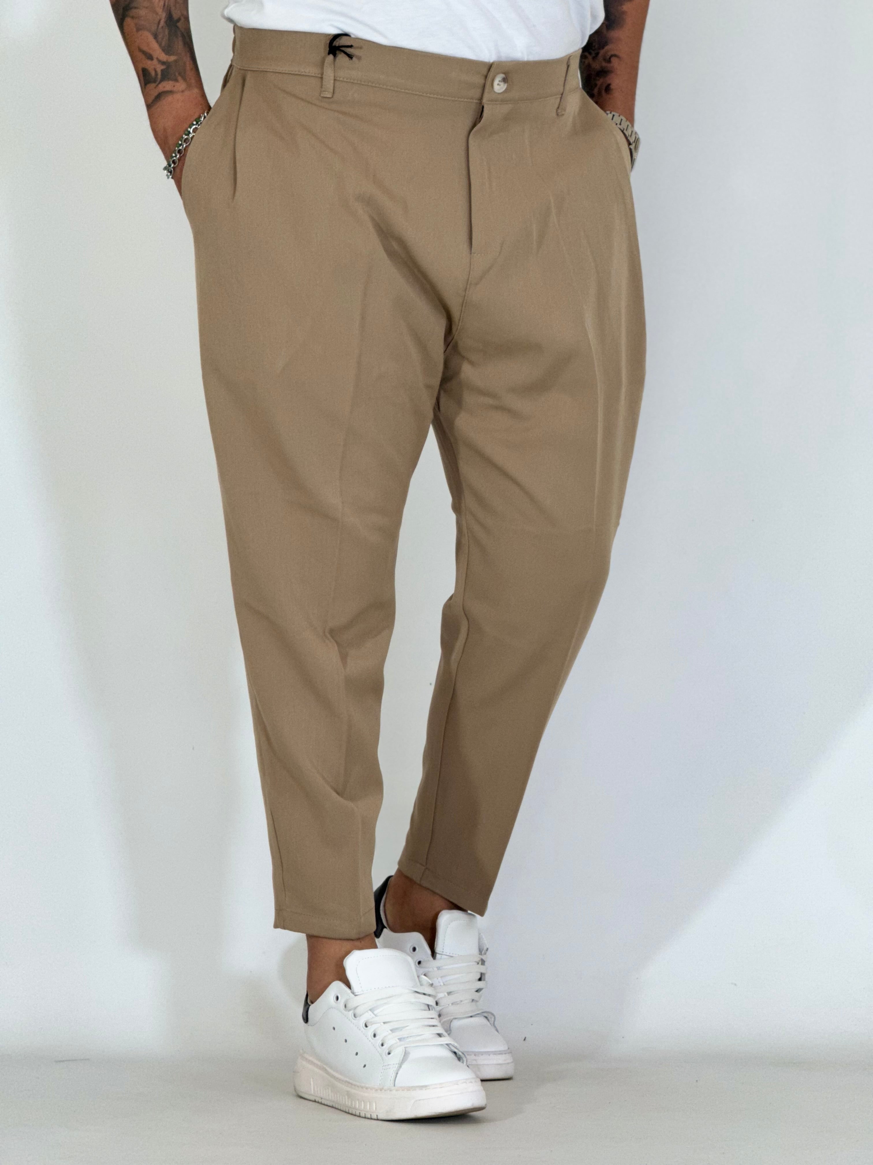 Pantalone semiturco beige AD45