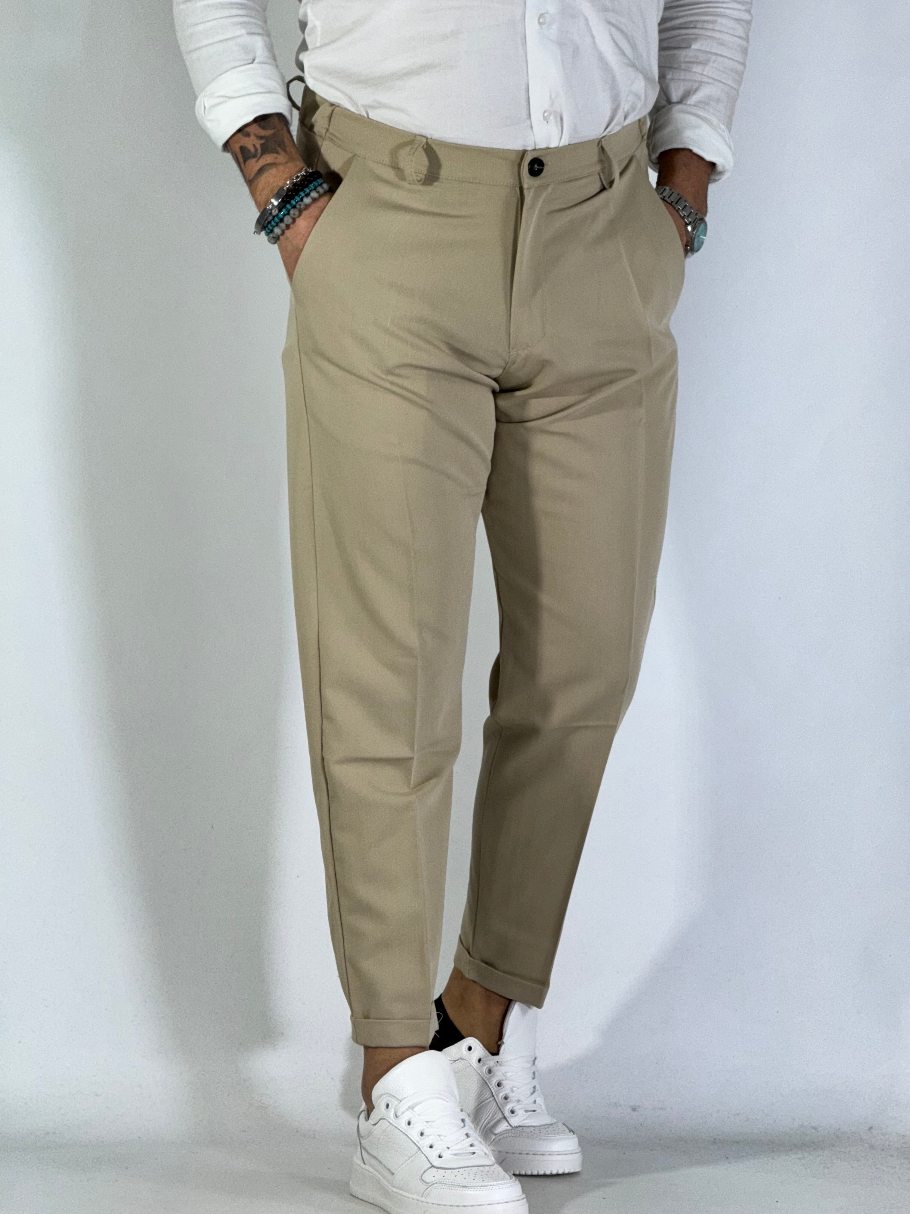 Pantalone elegante beige UM486