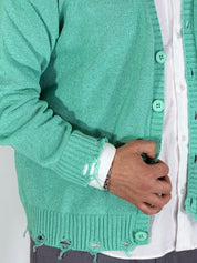 Cardigan verde acqua TBS2603