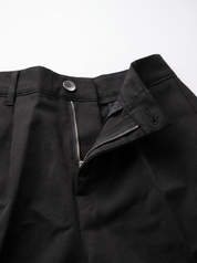 NOMAD AD45 Pantalone carrot con pince nero