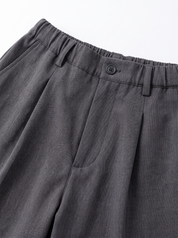 NOMAD AD45 Pantalone carrot con pince grigio scuro