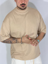 Louvre · t-shirt cropped avorio