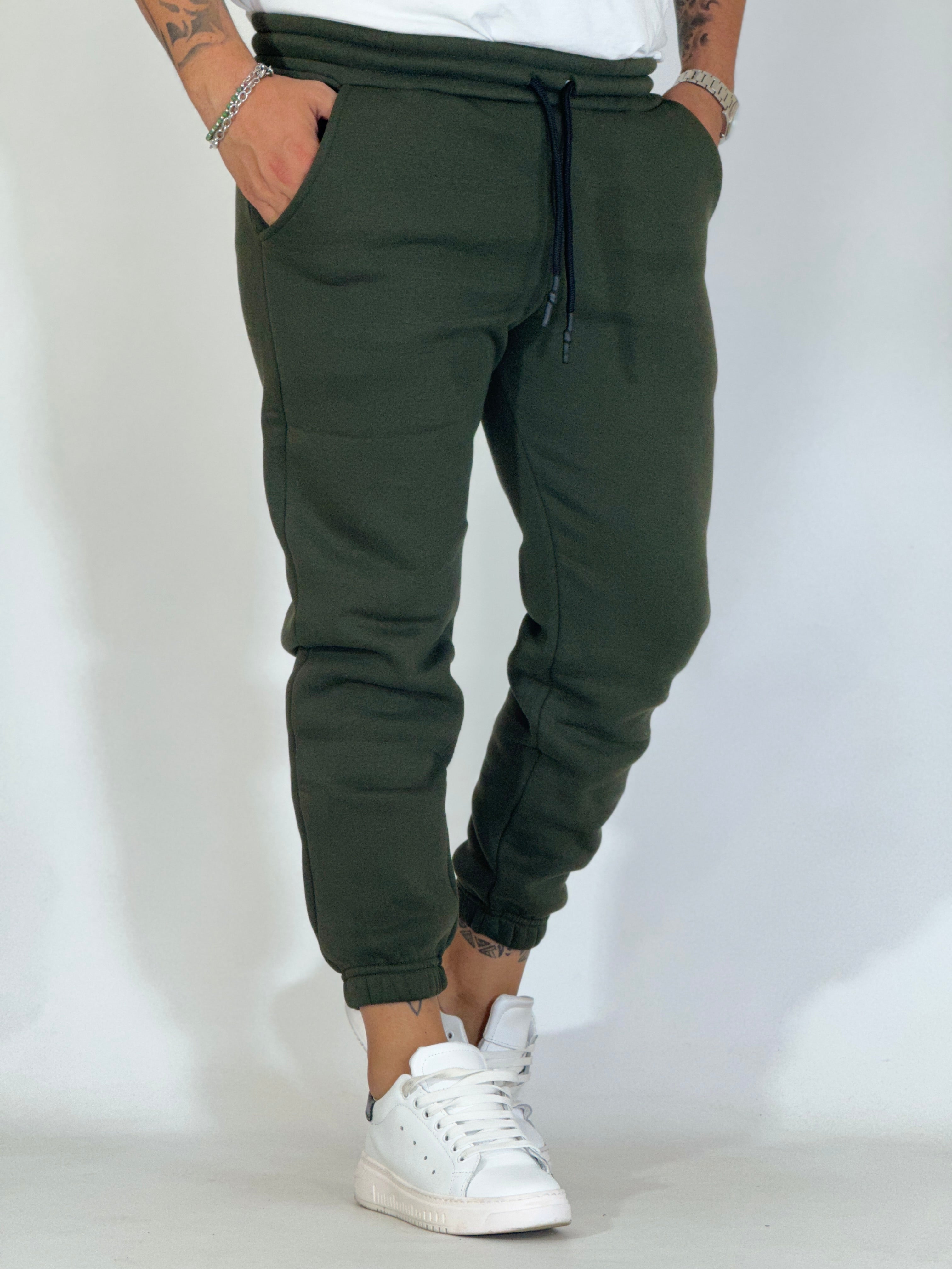 Pantalone tuta basic verde COST