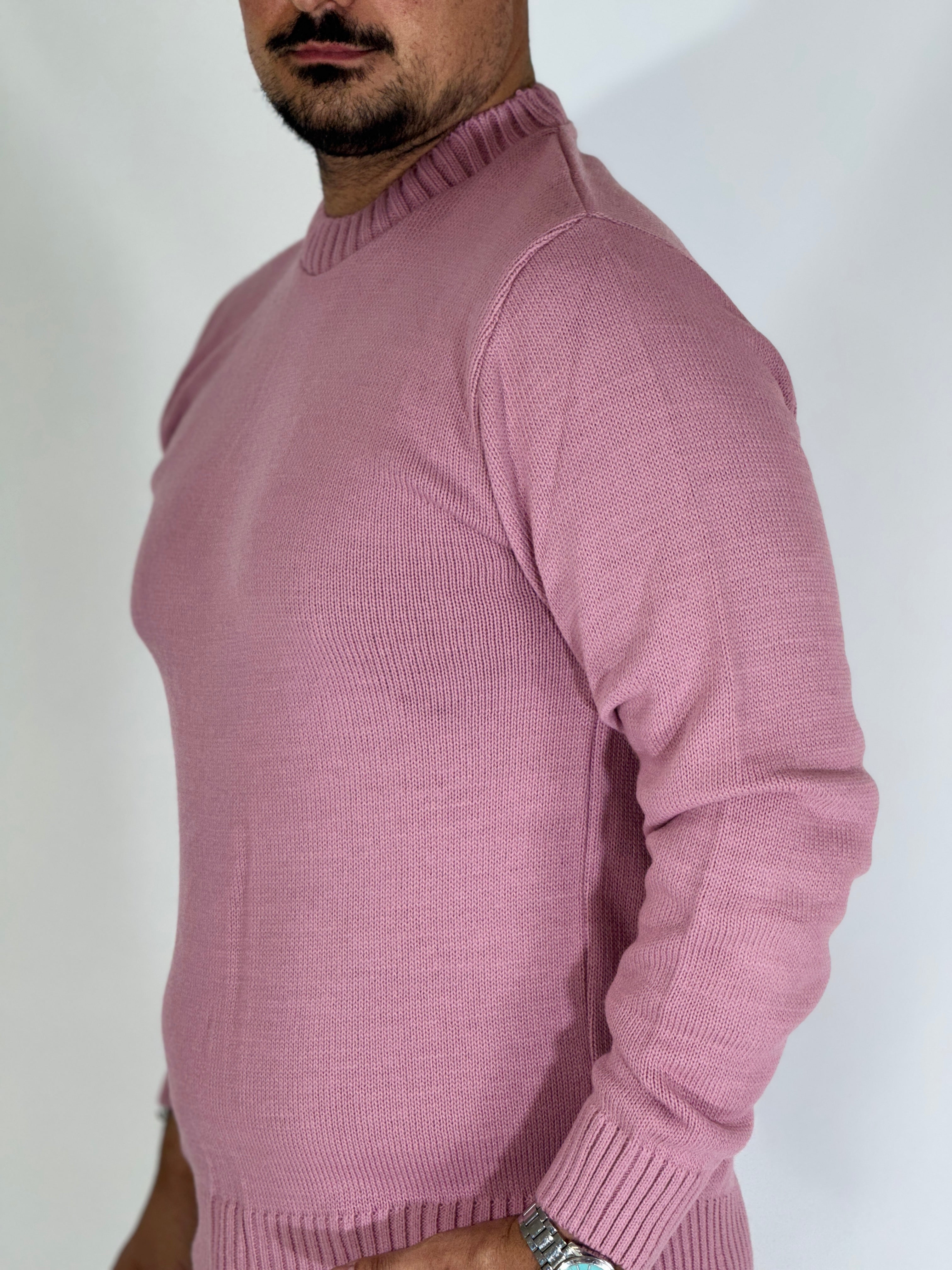 Girocollo basic cipria AD25161