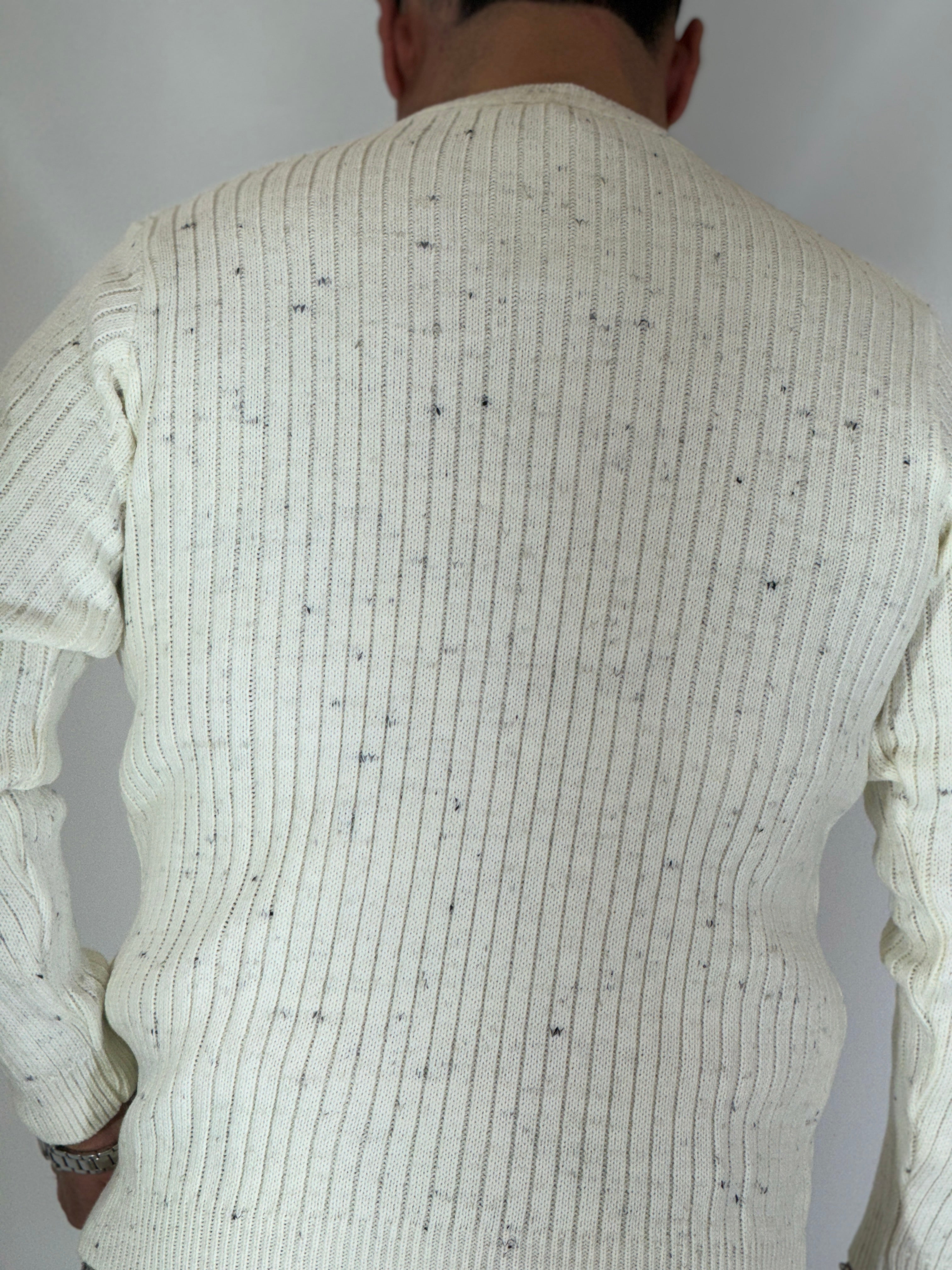 Maglione melange panna HISOKA