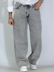 Jeans baggy cenere scuro BERNA
