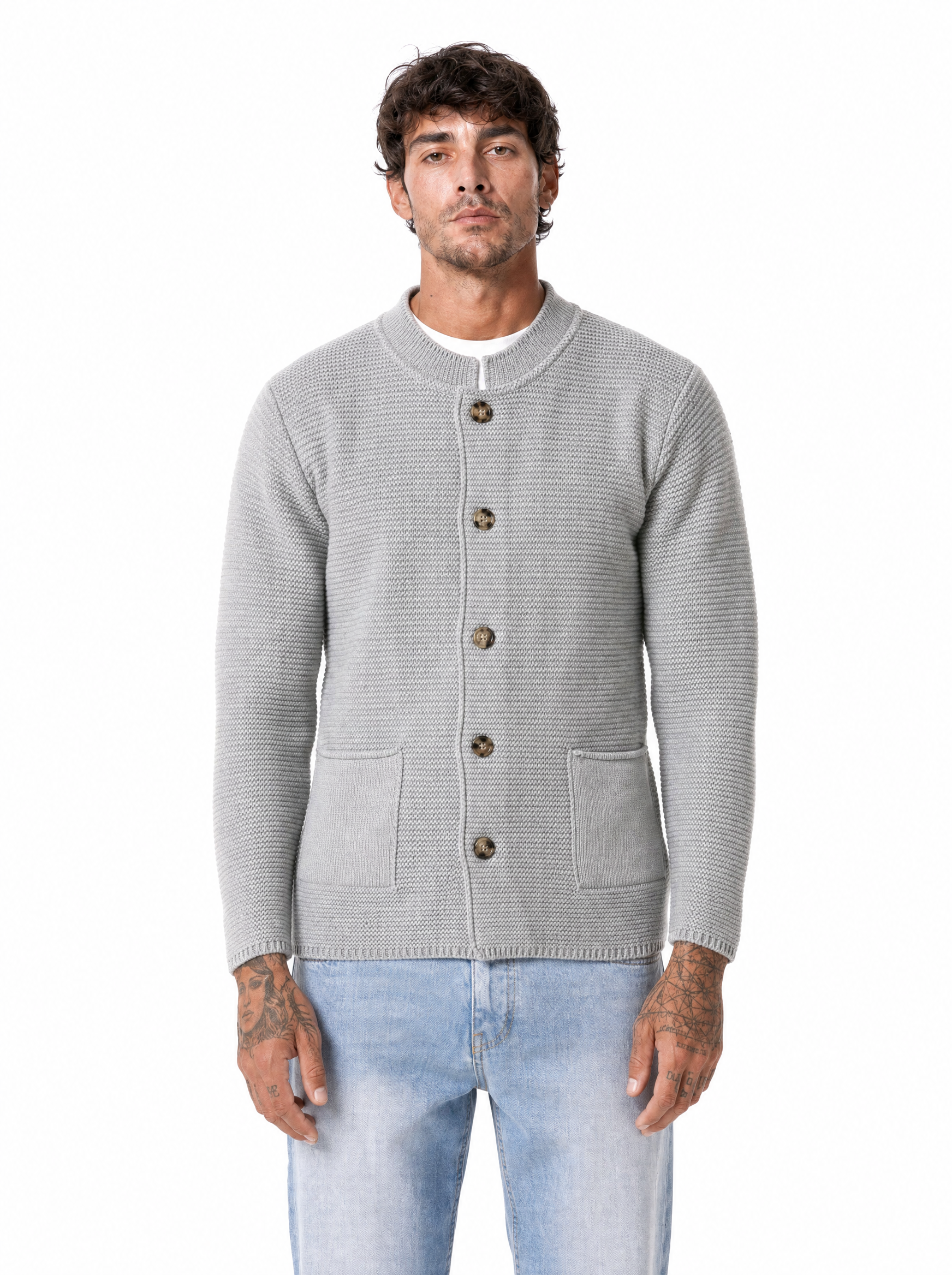 MORGAN cardigan coreano beige