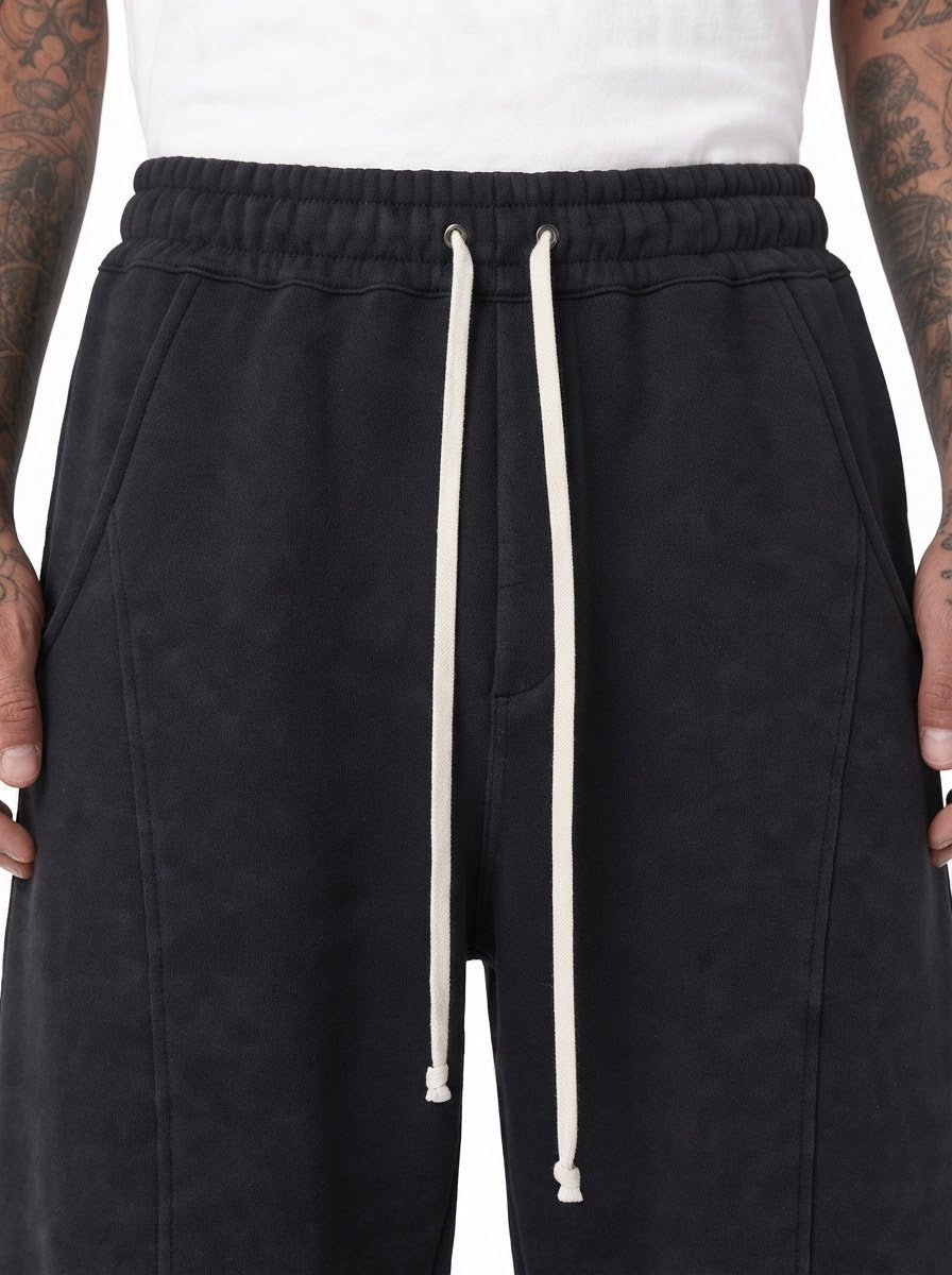 Pantalone tuta balloon fit nero DC186016