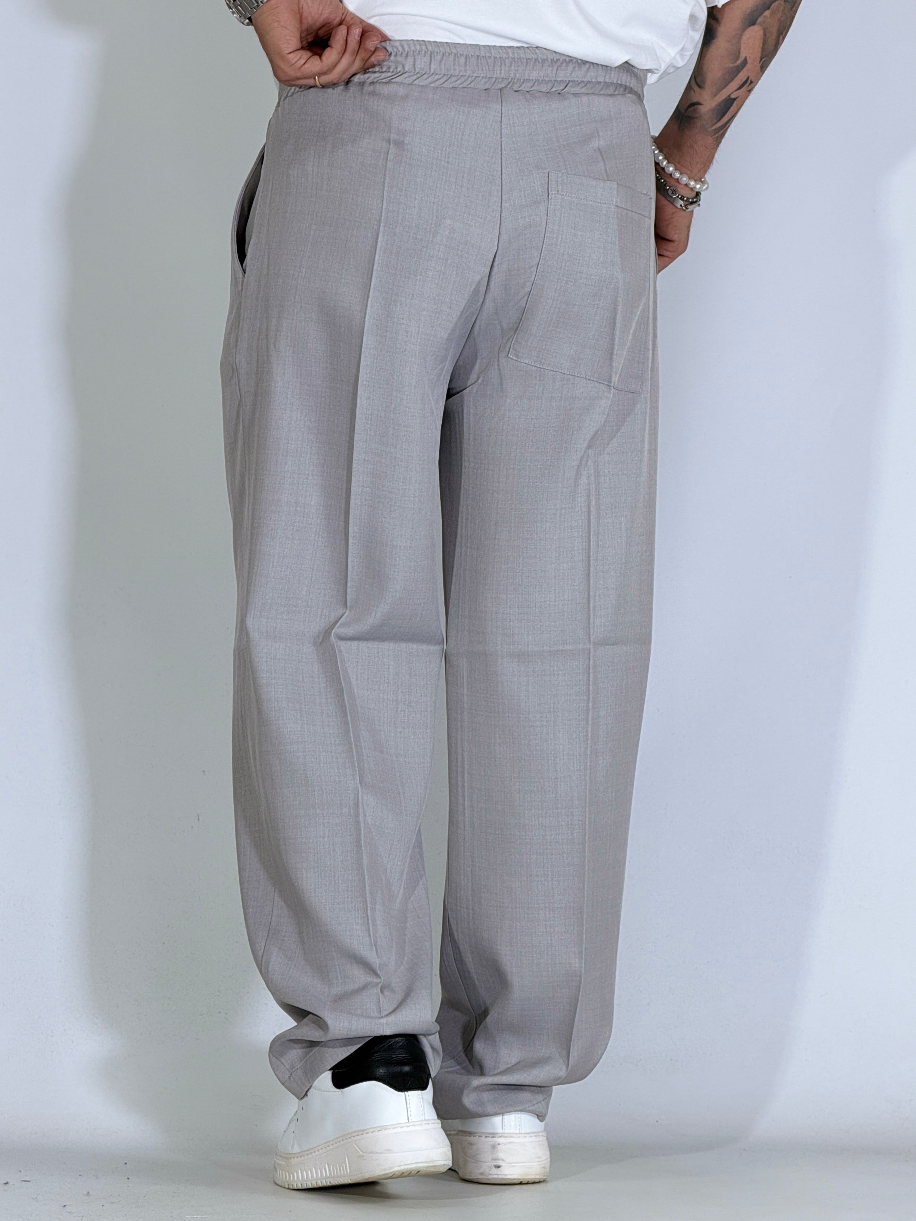 Pantalaccio fiammato palazzo grigio BRIXTON